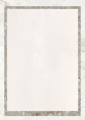 Obraz premium Blank textured frame with aged border on off-white background