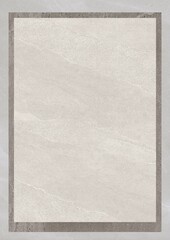 Rectangular frame with textured light gray surface and subtle border