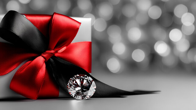 Vector gift coupon template featuring an arrow, a diamond, and a placeholder for an image. Universal black and white flyer template suitable for gym or business promotion. Includes a blurred photo exa
