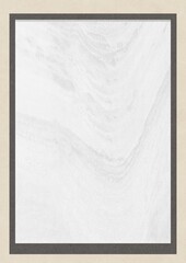 Abstract marble texture with soft gray veining in a framed layout
