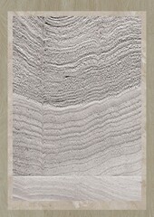 Abstract textured surface with wavy horizontal patterns in neutral tones