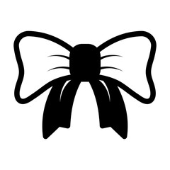 ribbon Icon Isolated on Transparent Background. Feminine Beauty and Fashion Vector Illustration for Lifestyle and Social Media Design