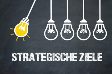 Fototapeta premium Strategische Ziele 