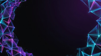 Vibrant abstract geometric light burst energy formation creative design