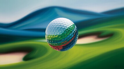 The Golf Swing's Moment of Truth in a Burst of Color