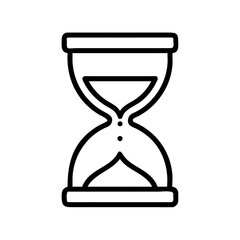 Hourglass icon, a timeless symbol of fleeting moments