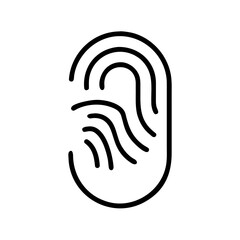 Fingerprint biometric scan for security