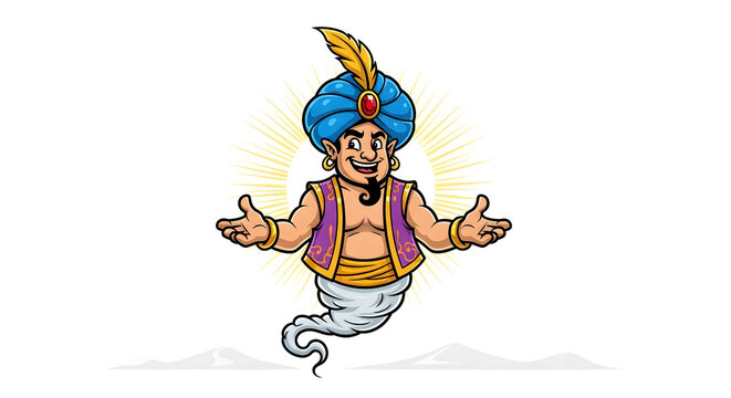 a jinni from the lamp