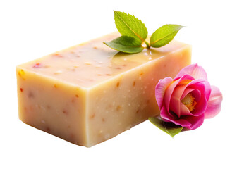 Beauty soap  isolated on white background