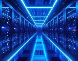 abstract background with blue and white lines