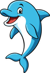 Smiling Dolphin SVG Cut Files for Cricut & Silhouette