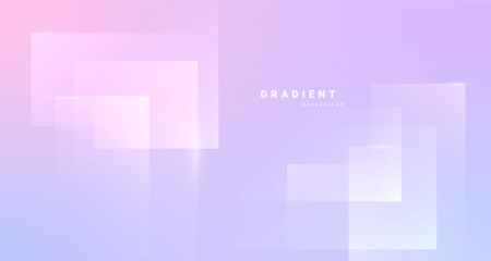 Soft pink gradient abstract background with transparent geometric layers.