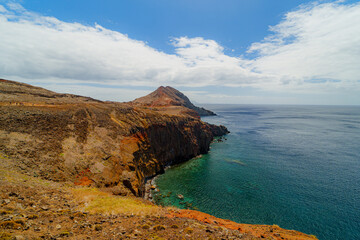 Cliffs of São Lourenço Peninsula overlooking the Atlantic Ocean, Madeira © Emanuele