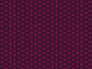 Elegant Maroon Floral Seamless Pattern Vector Background 