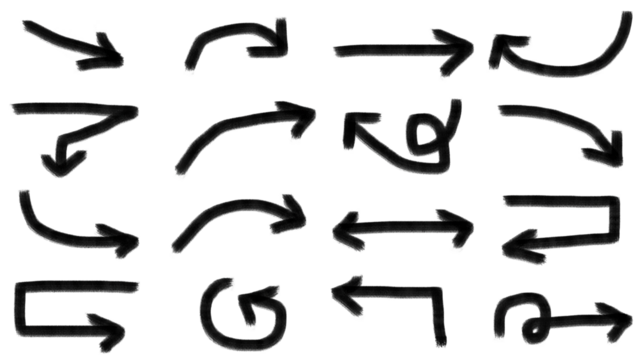 doodle drawing scibble with crayoun textture line set