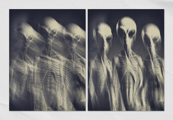 Ghostly Grain Distortion Effect