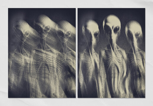 Ghostly Grain Distortion Effect