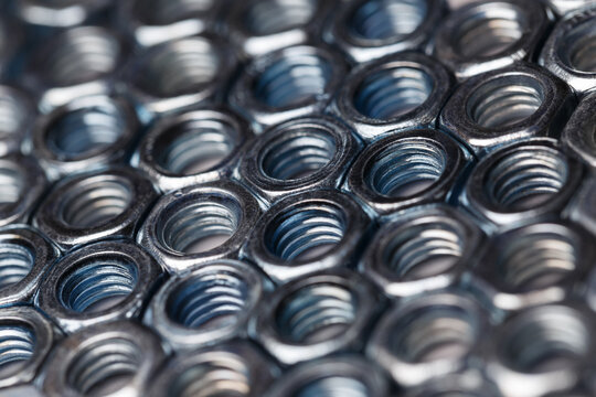 Lots of metal nuts