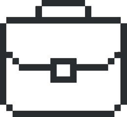 A minimalist illustration of a briefcase symbolizing business and professional work environments.