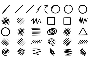 Bold Line Art Brush Set