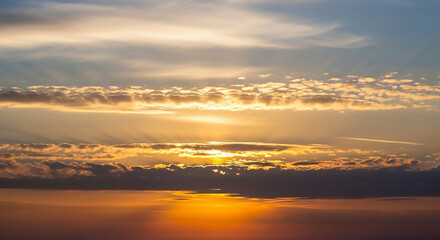 Golden Hour: A Stunning Sunset Over the Water