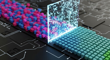 Machine learning algorithm processing and sorting chaotic data