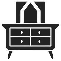 Bedroom Interior Scene Silhouette