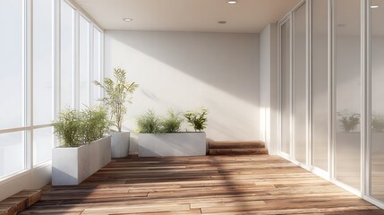 modern sunroom with beautiful architectural structure and amazing interior designs