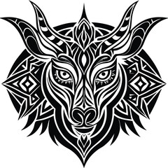 tribal animal fusion vector emblems.eps