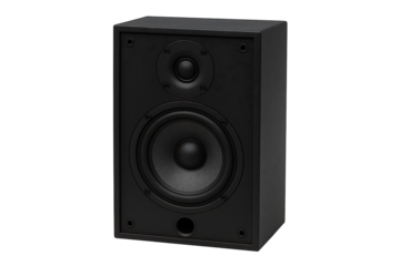 Modern Audio Equipment: Single Black Box Speaker