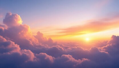 Soft Sunset Gradient Sky Background