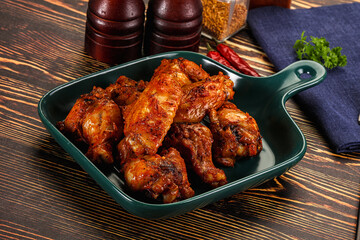 Hot and spicy Buffalo chicken wings