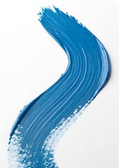 brush mark, stroke of acrylic paint