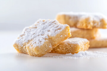 Deliciously sweet sugar cookies dusted with powdered sugar, perfect for any festive occasion or afternoon treat.