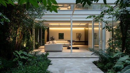  modern sunroom with beautiful architectural structure and amazing interior designs