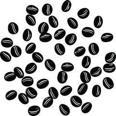 Artistic stylized botanical outline of cherries and leaves for elegant designs isolated on transparent background