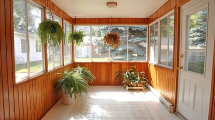  modern sunroom with beautiful architectural structure and amazing interior designs