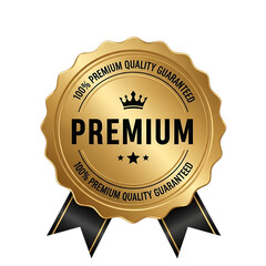 Premium Quality Guaranteed Gold Seal with Crown and Stars
