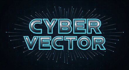 Cyber Vector Graphic Design Illustration.