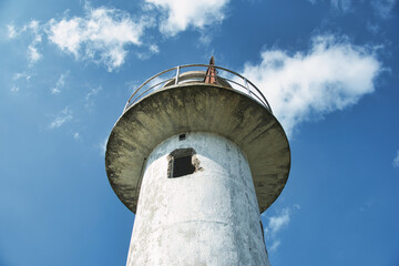 Neeme Lighthouse Under Bright Blue Sky