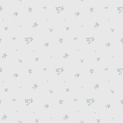 Tiny flower pattern. Ditsy floral seamless pattern. Small little flower background. Hand draw repeat pattern. Ditsy print. Wallpaper design. Ditsy floral flower pattern for fashion, fabric, texture