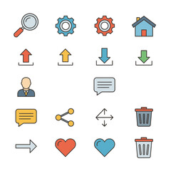 Web and App Function Icon Set