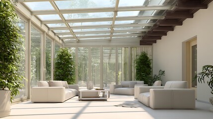  modern sunroom with beautiful architectural structure and amazing interior designs