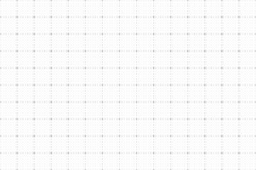 Journal planer page with dotted grid. Vector. Seamless checkered texture. Simple square graph paper texture. Retro bullet notebook background. Simple school square graph pattern.