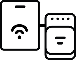 mobile phone icon vector