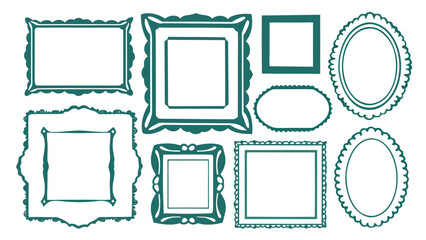 Classic Vintage Borders | Ornate Frame Vector Collection