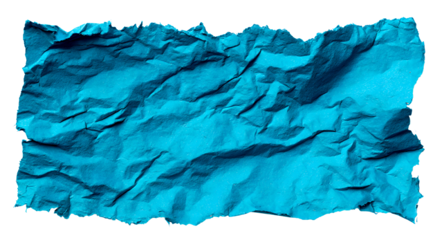 ia generated. Unrolled blank vintage parchment with frayed edges. Isolated on transparent background, PNG.