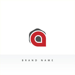 Modern Geometric Letter A Logo for Branding Identity