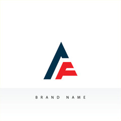 Modern AF Lettermark Logo Design