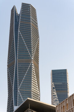 Some of the tallest buildings in the King Abdullah Financial District (KAFD) in the heart of the capital city. Riyadh, September 20, 2025